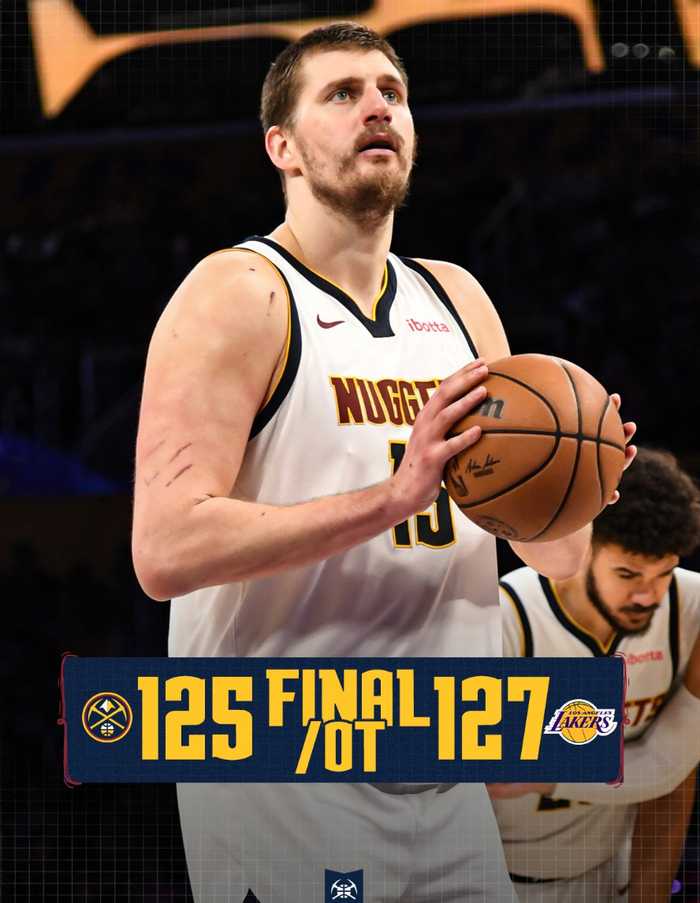 末节+加时5中1还被艾顿大帽！约基奇191次三双吞耻辱一战 板凳席发怒